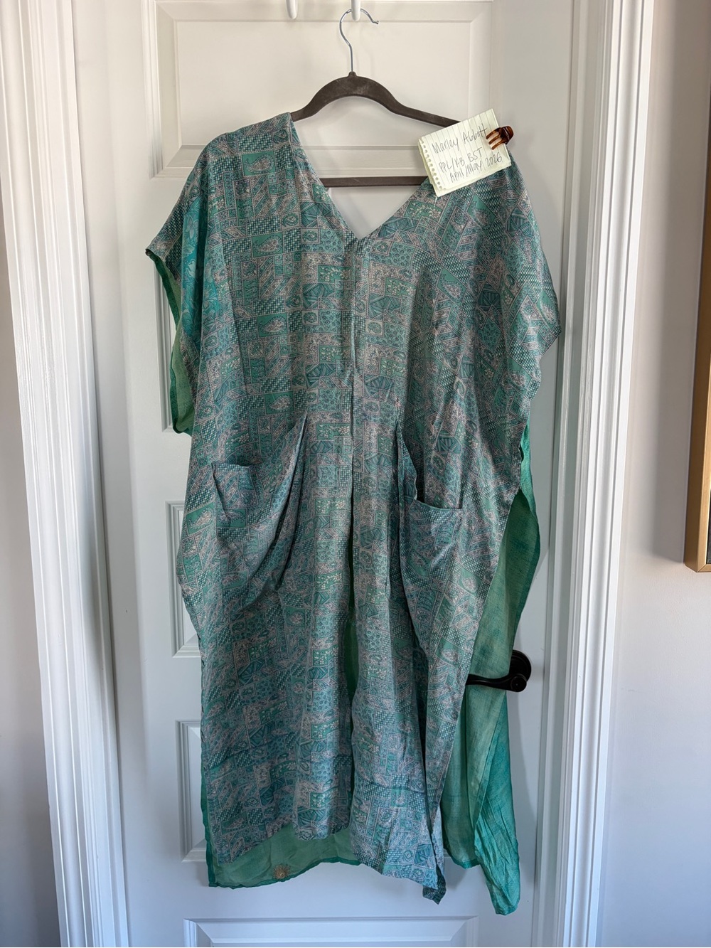 Kantha Bae Split Silk Top/Tunic